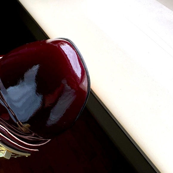 New Karl Lagerfeld Nelia Patent leather Loafers - Picture 3 of 9